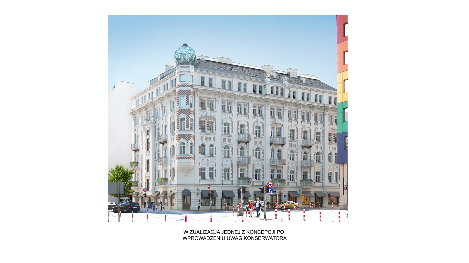 Kamienica Okrzei 26 przebudowa nadbudowa remont konserwacja dom pod sowami architektura wnętrza