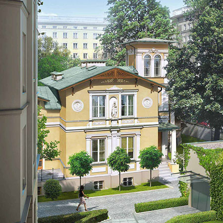 Willa Struvego Struve przebudowa remont modernizacja adaptacja proart projekt Warszawa historyzm