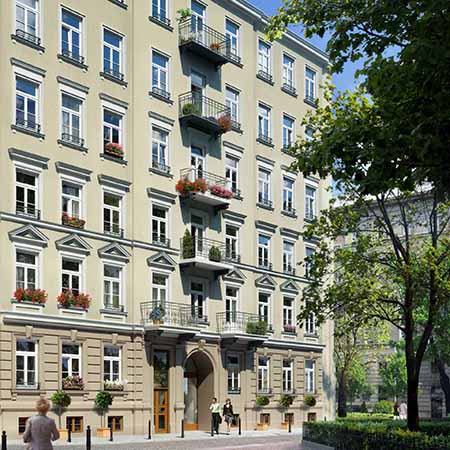 Piękna 44 kamienica remont przebudowa adaptacja modernizacja willa struvego Proart Anna Rostkowska Marcin Biczyk