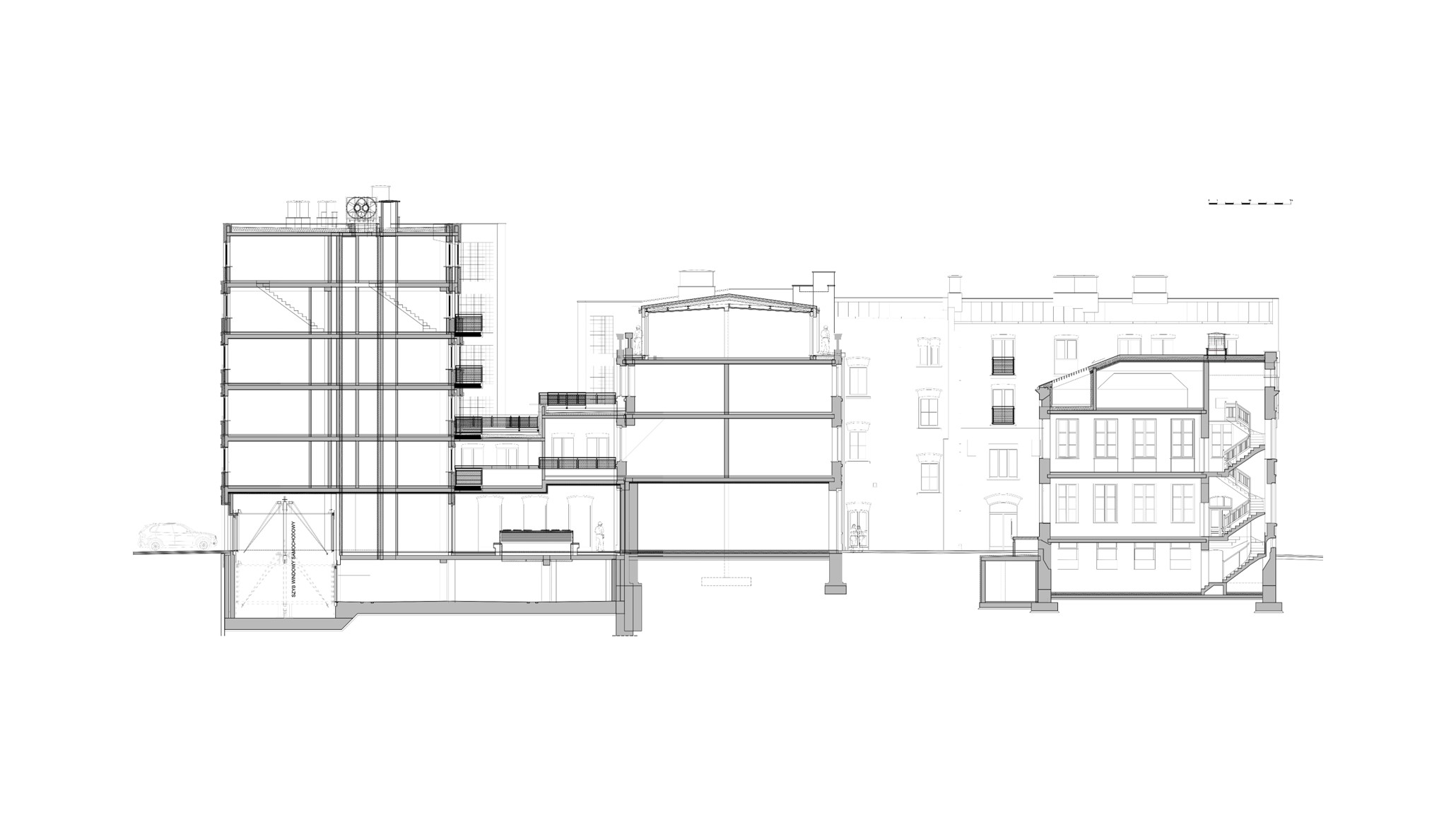 Town House, kamienica, zabytek, Kłopotowskiego 11, Elewacja, Projekt, Architektura