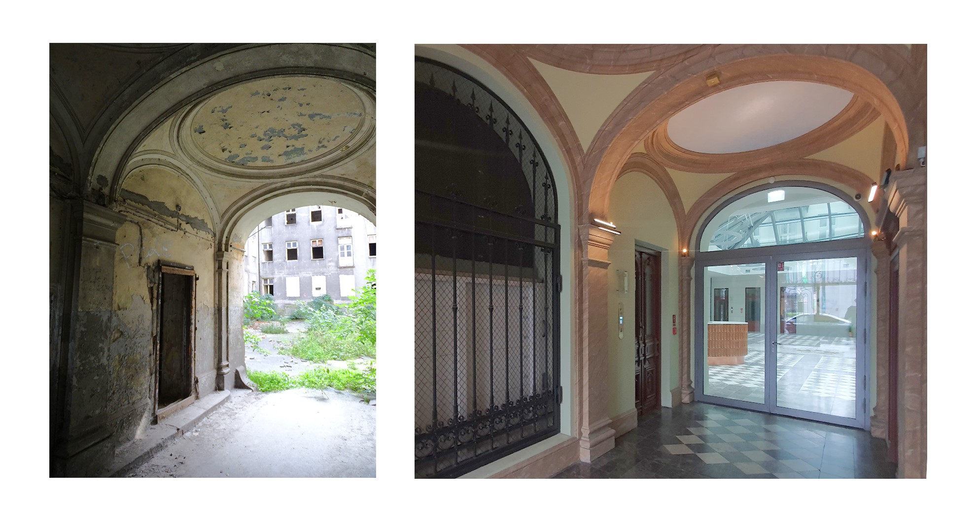 photo facade elewacja fasada zdjęcie architektoniczny kamienica złota 85 żelazna 24